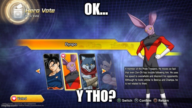Xenoverse 2 Heroes Vote Is Dumb By Mertyville On Deviantart