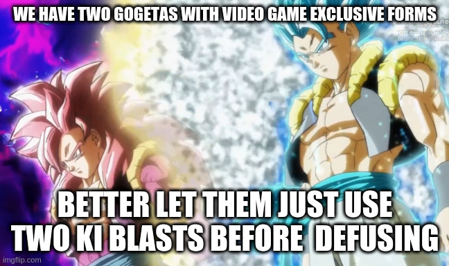 We already saw Gogeta SSBE, but in the canonical world (DBS) how
