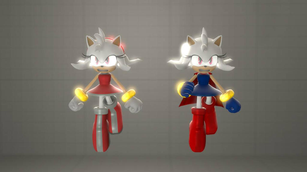 Hyper Amy Rose and Hyper PowerRose at the Ready! by TheMythicRai on ...