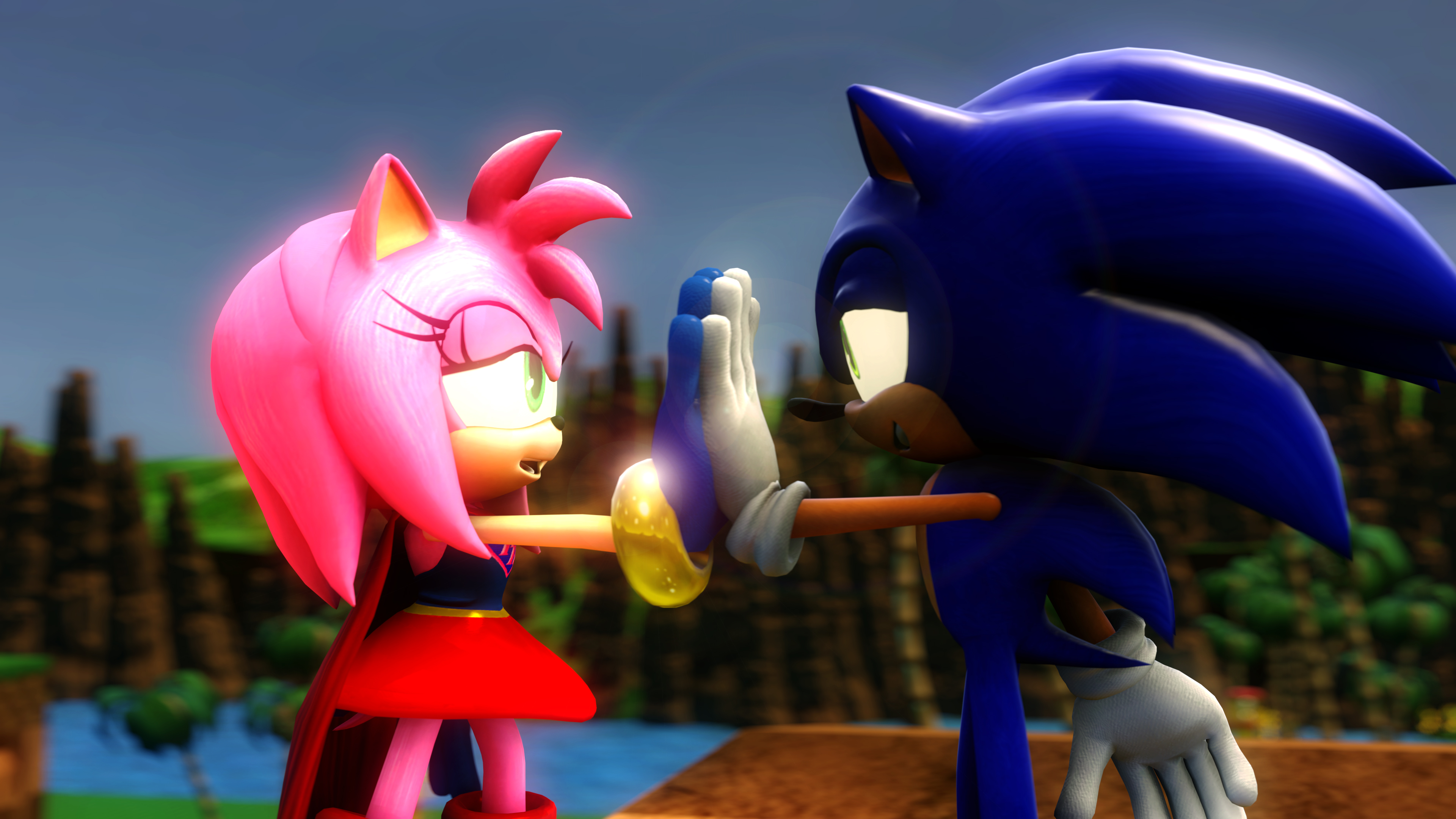 Sonic the Hedgehog Animation - AMY ROSE IN SONIC MANIA!? - SFM Animation 4K  