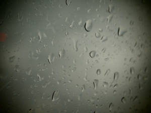 Rain falling