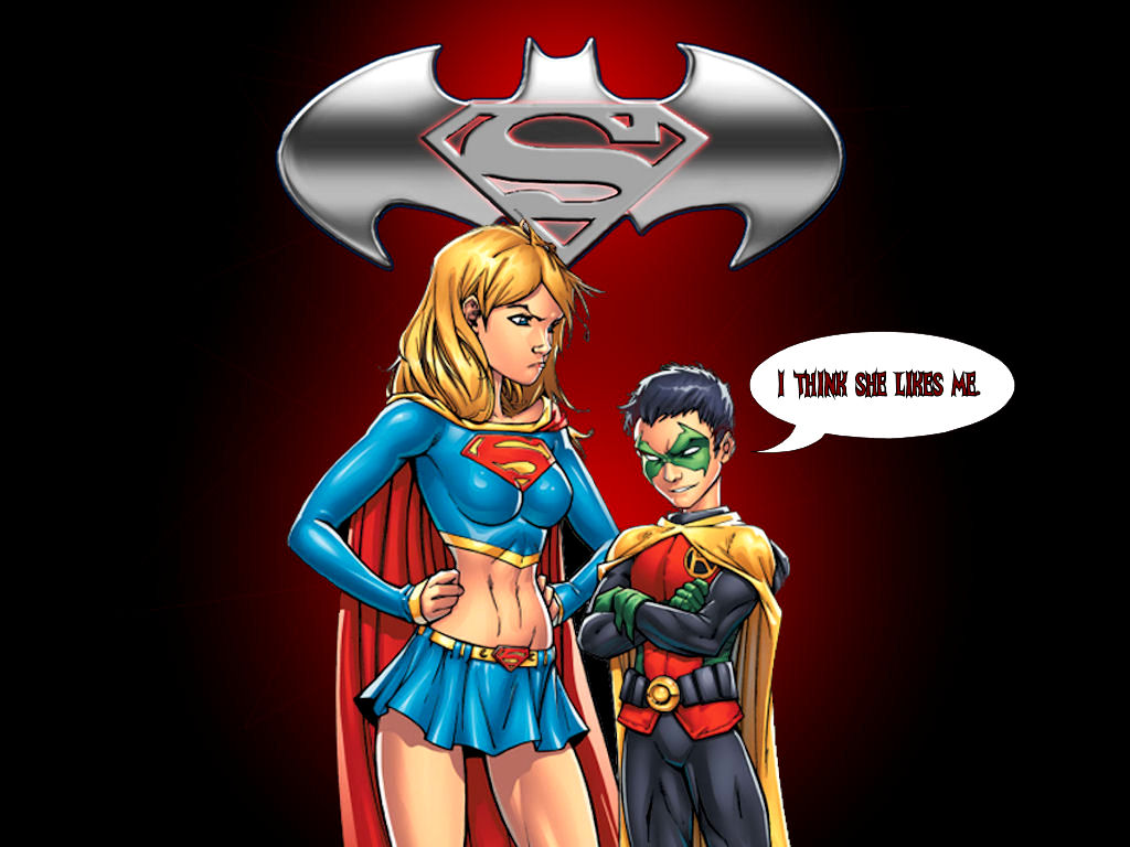 Supergirl and Robin