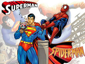 Superman vs Spiderman WP 2