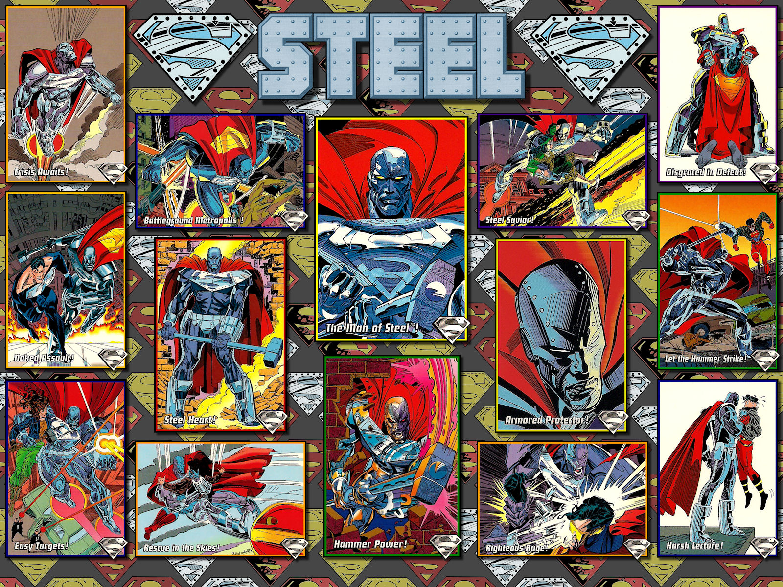 Steel - The Return Of Superman SkyBox Card WP