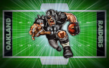 Football Field Fathead - Rabid Raider!