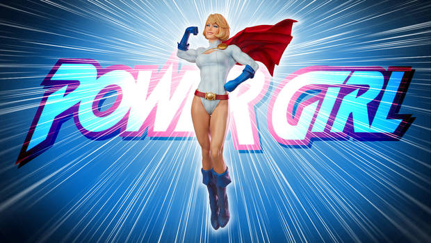 Power Girl Statue 1