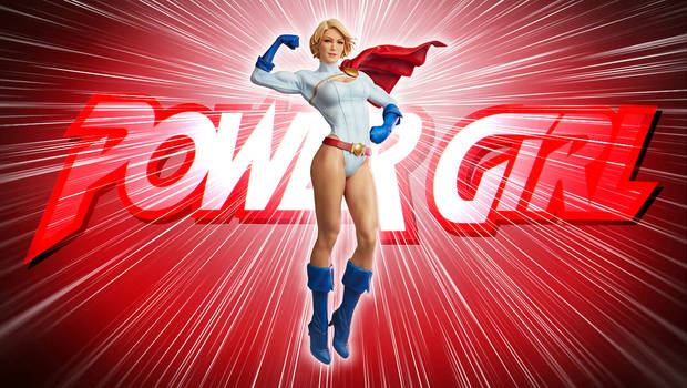 Power Girl Statue 2