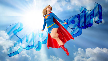 Supergirl in the clouds