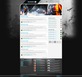 Gaming Socialise Site REdesign