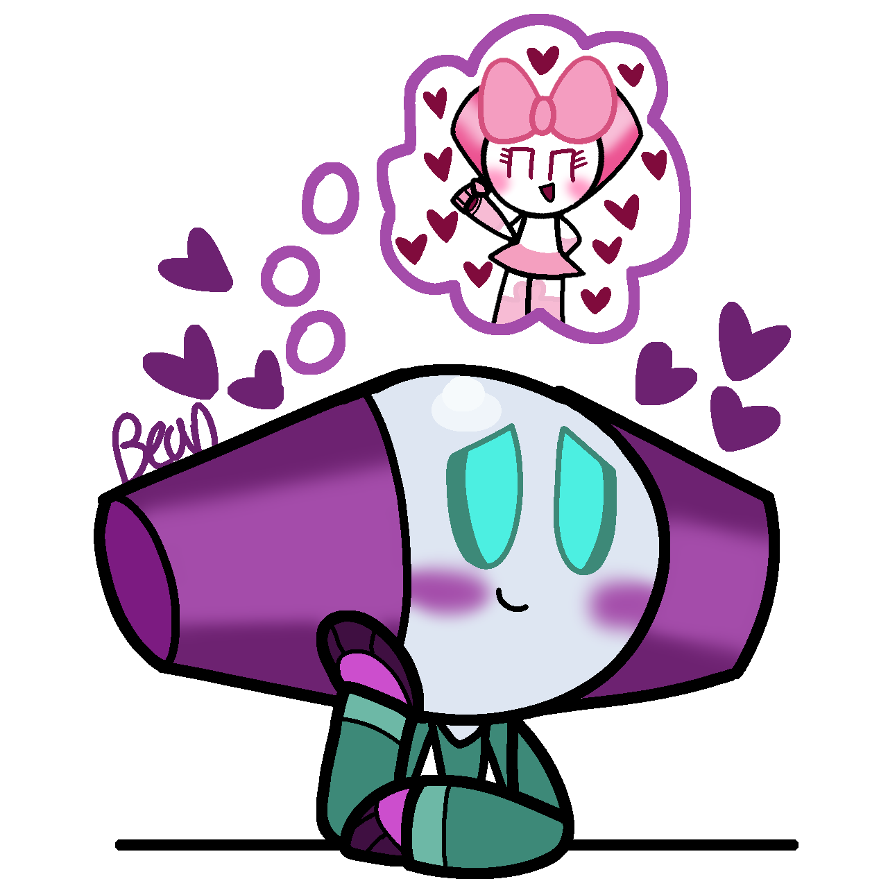 Thinking of her by Bean8540 on DeviantArt