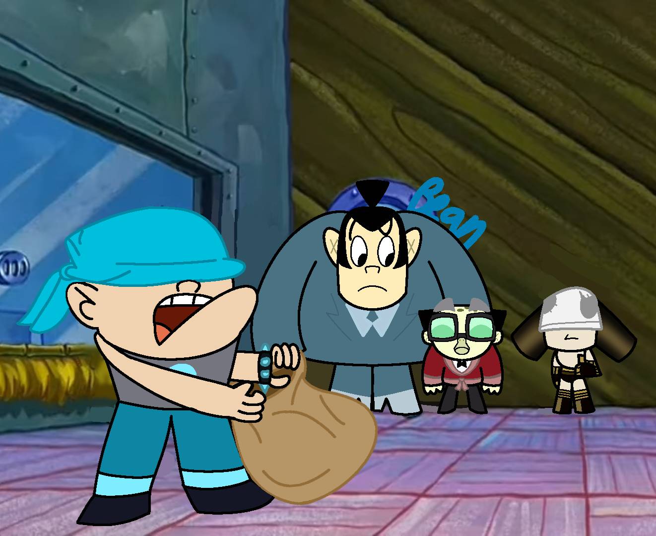 ''Alright! Put the money in the bag!'' by Bean8540 on DeviantArt