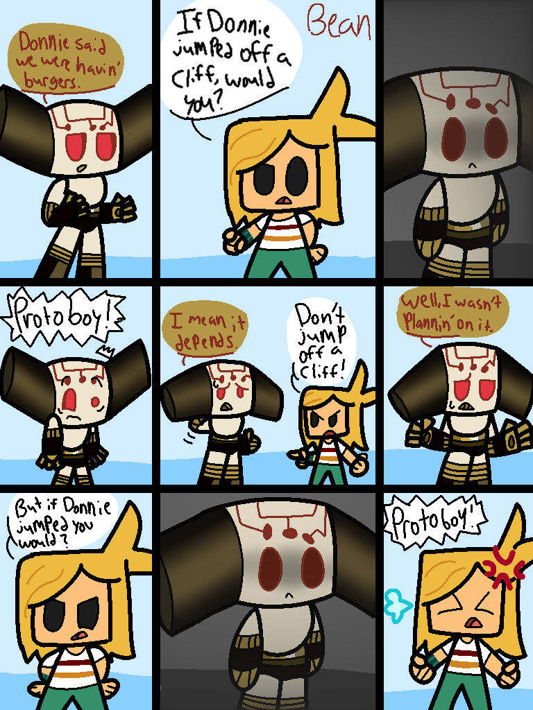 If Donnie jumped off a cliff, would you? by Bean8540 on DeviantArt