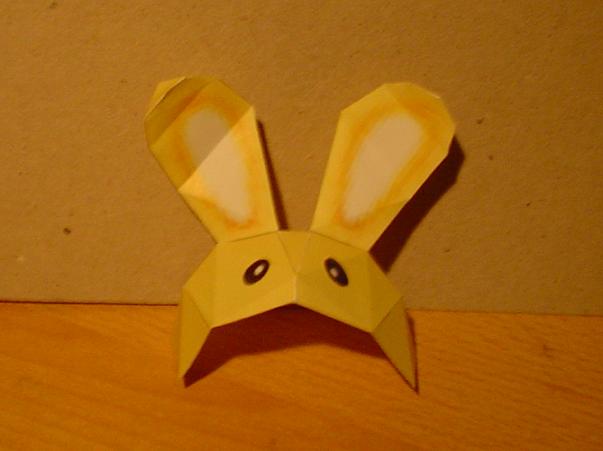 Bunny Hood papercraft