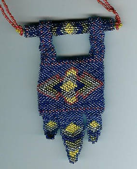 Diamond Beaded Pouch