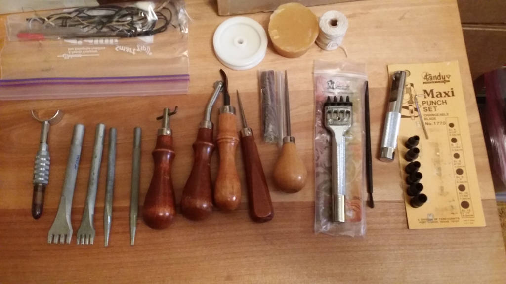 a few more of the leather tools by Refiner