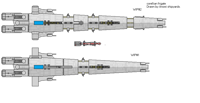 Fregate Corelli corellian frigate Design Improvement by AnowiShipyards on DeviantArt