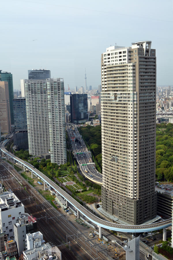 View from the World Trade Center of Tokyo