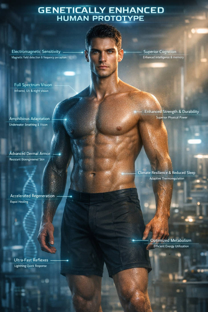 Genetically Enhanced Human Prototype by AlperEsin on DeviantArt