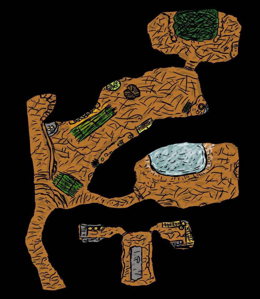Cave Home Interior (Map Design) by 0mjswildparadise on DeviantArt