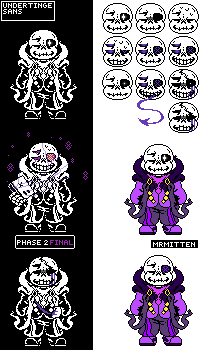 Horror sans sprite by Mrmitten on DeviantArt