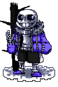 Pixilart - ------ sans sprite by pixeldrawit1234