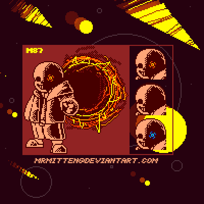 Sans pixel art by AlphaM757 on DeviantArt