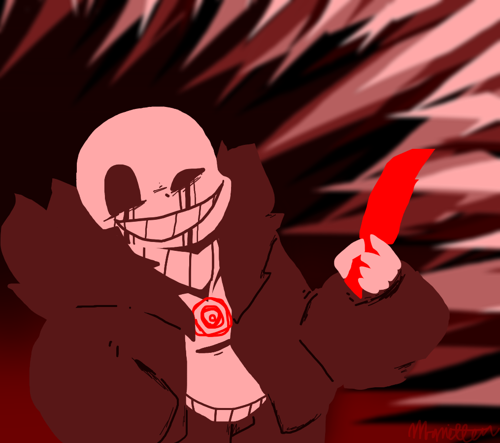 Red soul killer sans by FishOnCola on DeviantArt