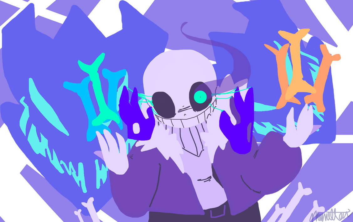 SMILE - Undertale sans fanart by Mrmitten on DeviantArt