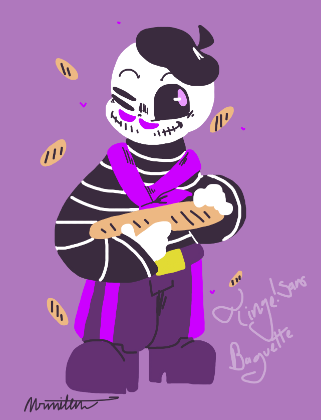 Tinge!sans Baguette outfit by Mrmitten on DeviantArt