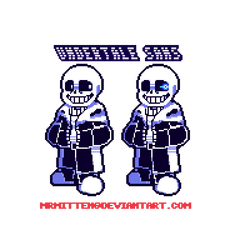 Undertale sans - sideways sprite