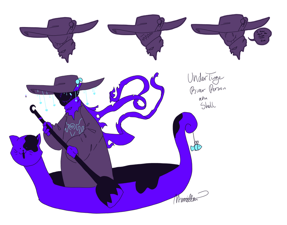 Person Shell UNDERTinge - River Person (shell) REF by Mrmitten on DeviantArt