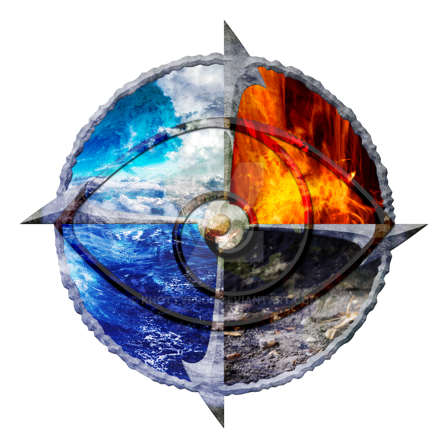 Elemental Sign Wheel Elemental-wheel by knottyprof on DeviantArt