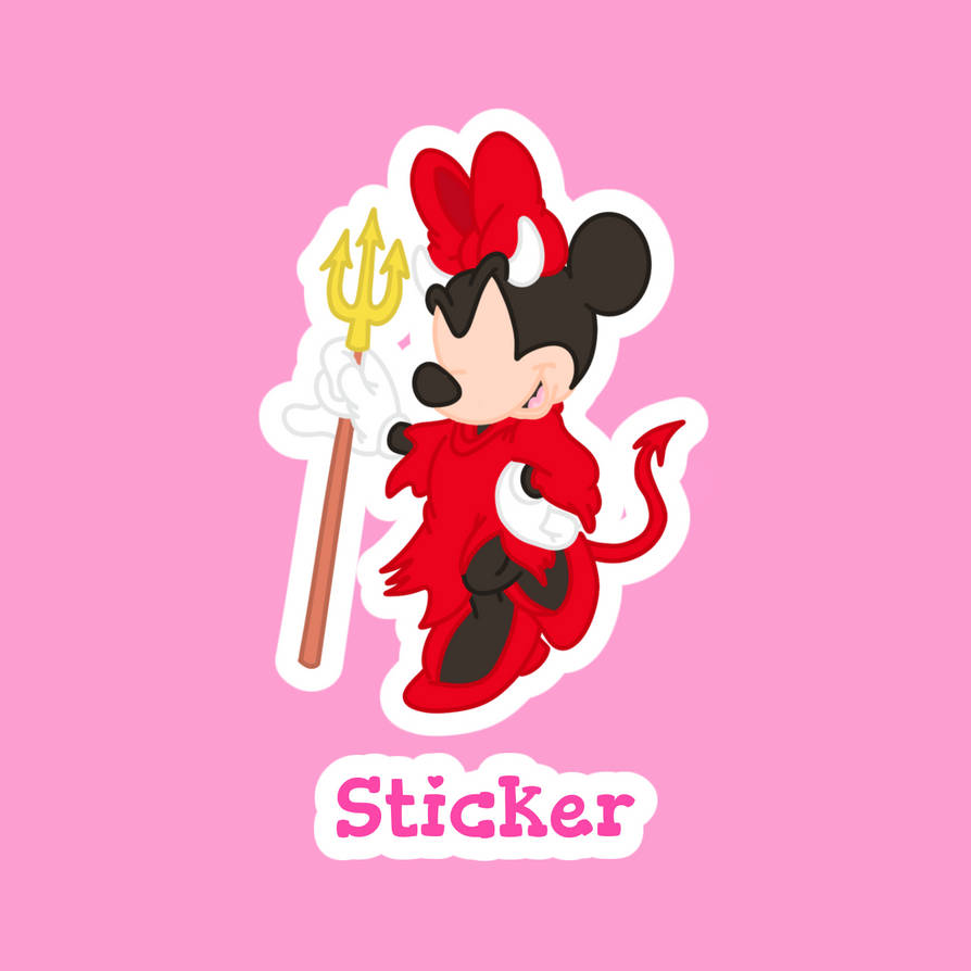 Minnie Devil Devilish Minnie by bubbleartstudio03 on DeviantArt
