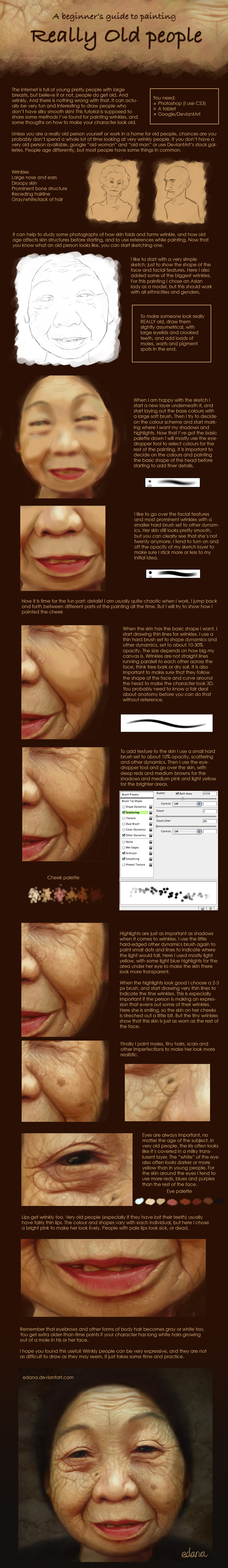 Painting Really Old People by Edana