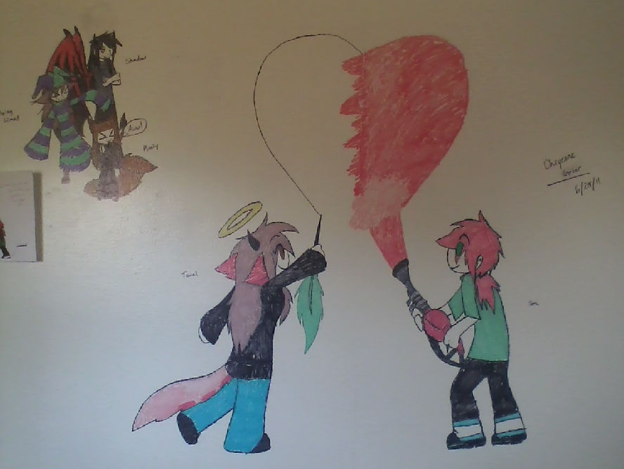 Wall One of SC Room by Faith-Wolff on DeviantArt