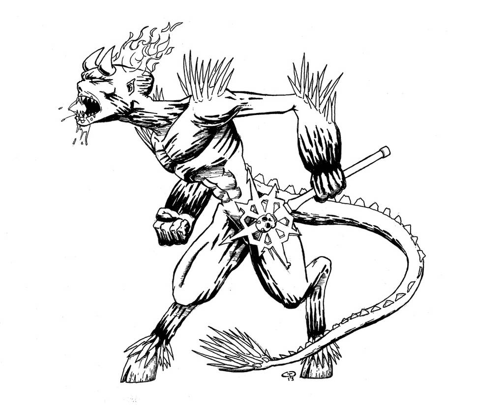 Barbed Devil by shonuffstudios on DeviantArt