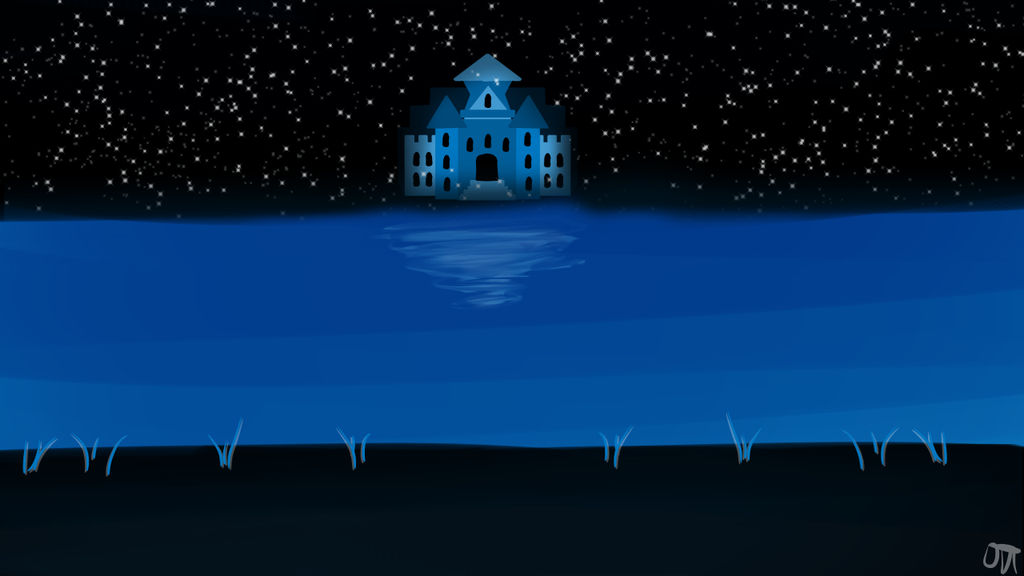 View To The Castle From Waterfall Undertale By Kail Lizuc On Deviantart