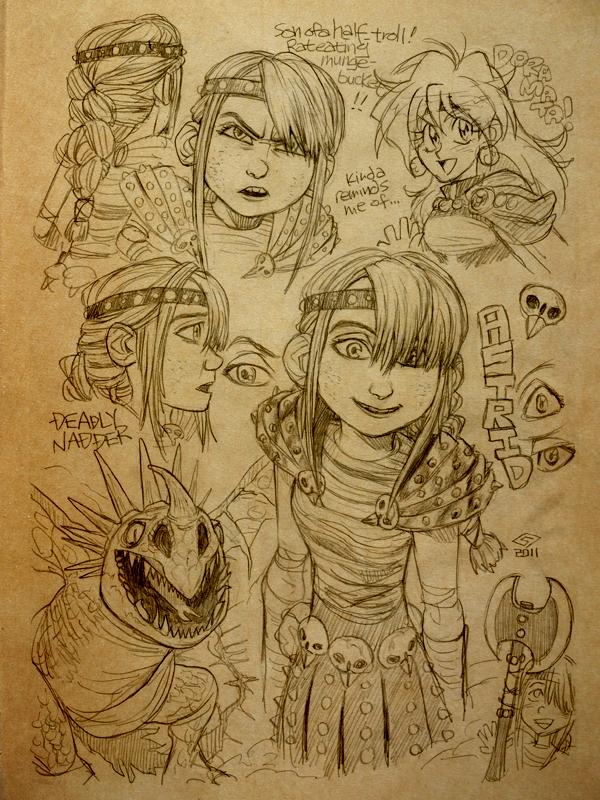 HTTYD Character Sketches 001