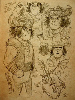 HTTYD Character Sketches 002