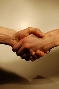 Shaking hands