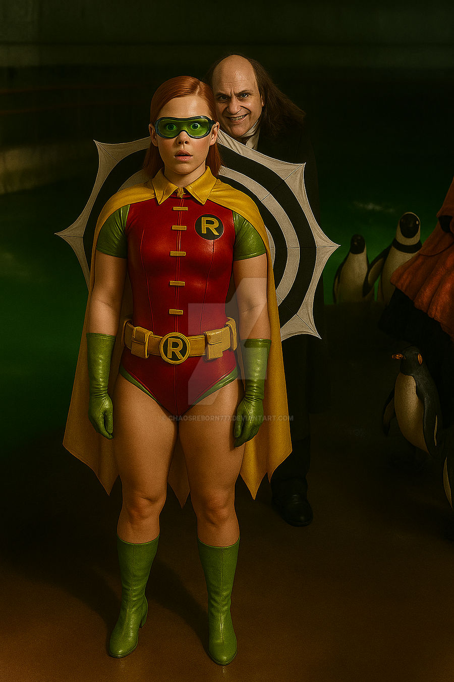 Robin Victim Robin captured by Penguin by Chaosreborn777 on DeviantArt