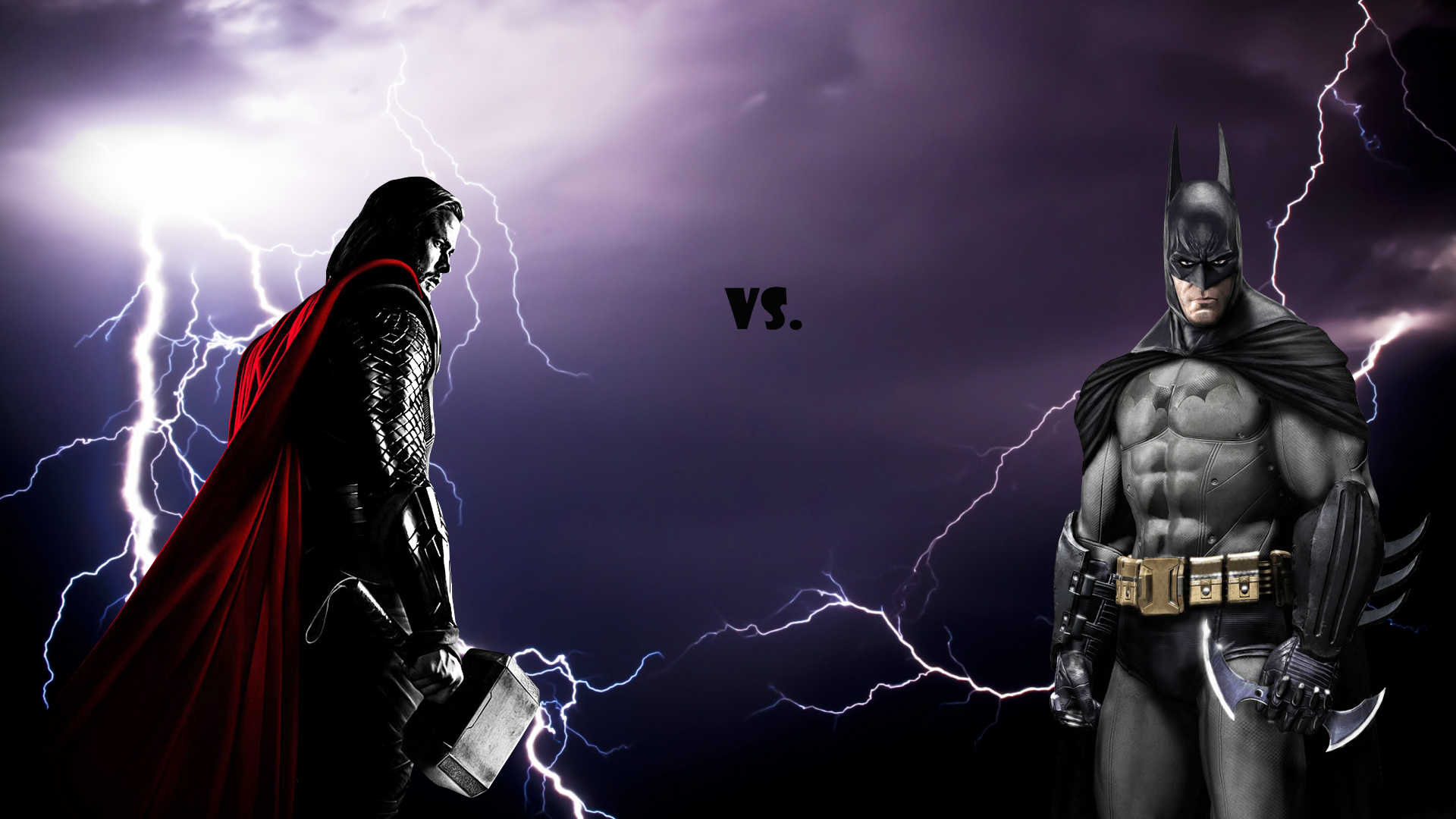 Thor vs. Batman by marindusevic on DeviantArt