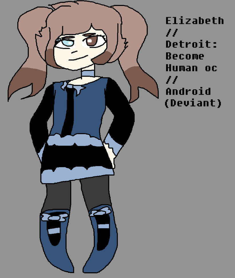 Custom Android Oc Elizabeth Detroit Become Human Oc Android Deviant by KikiTheRobotWolf ...
