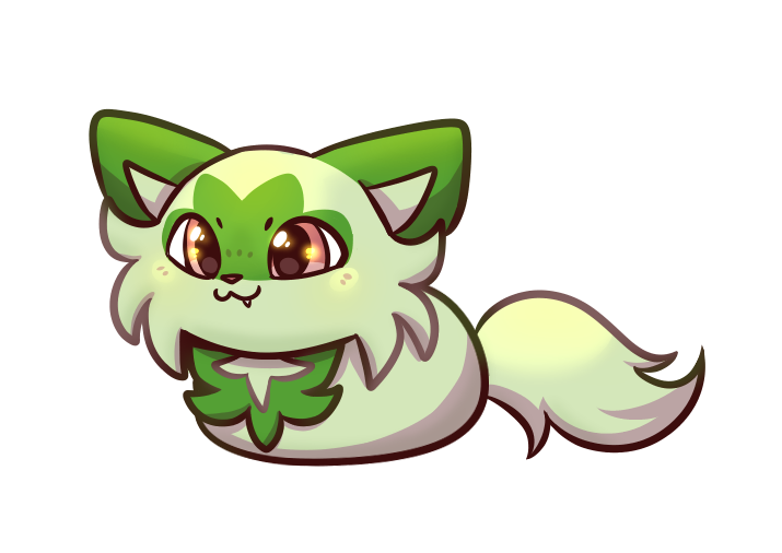 Lucy the Sprigatito on X: I'm bored. Here's some stylized