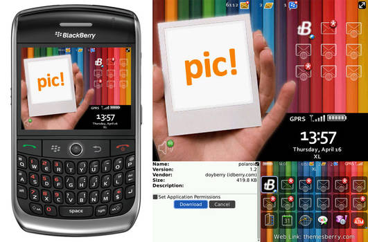 Polaroid : BlackBerry theme