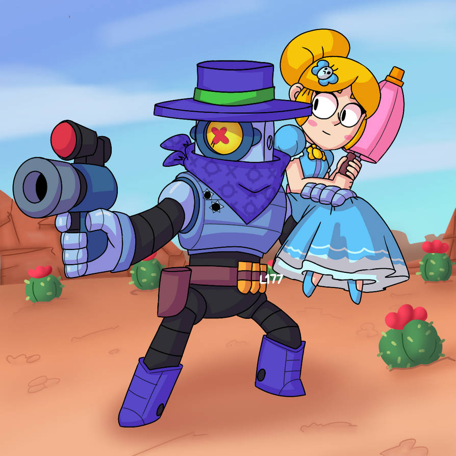 Ricochet protects his girl | Brawl Stars by Lazuli177 on DeviantArt