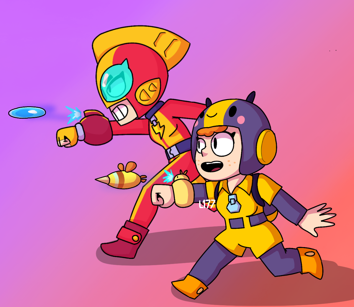 Max And Bea Brawl Stars By Lazuli177 On Deviantart - how long does it take to max brawl stars