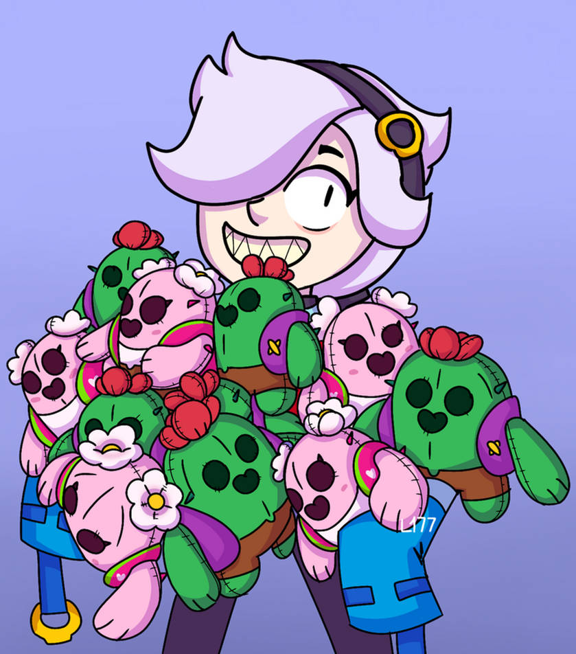 Colette with Spike plushes  Brawl Stars by Lazuli177 on DeviantArt