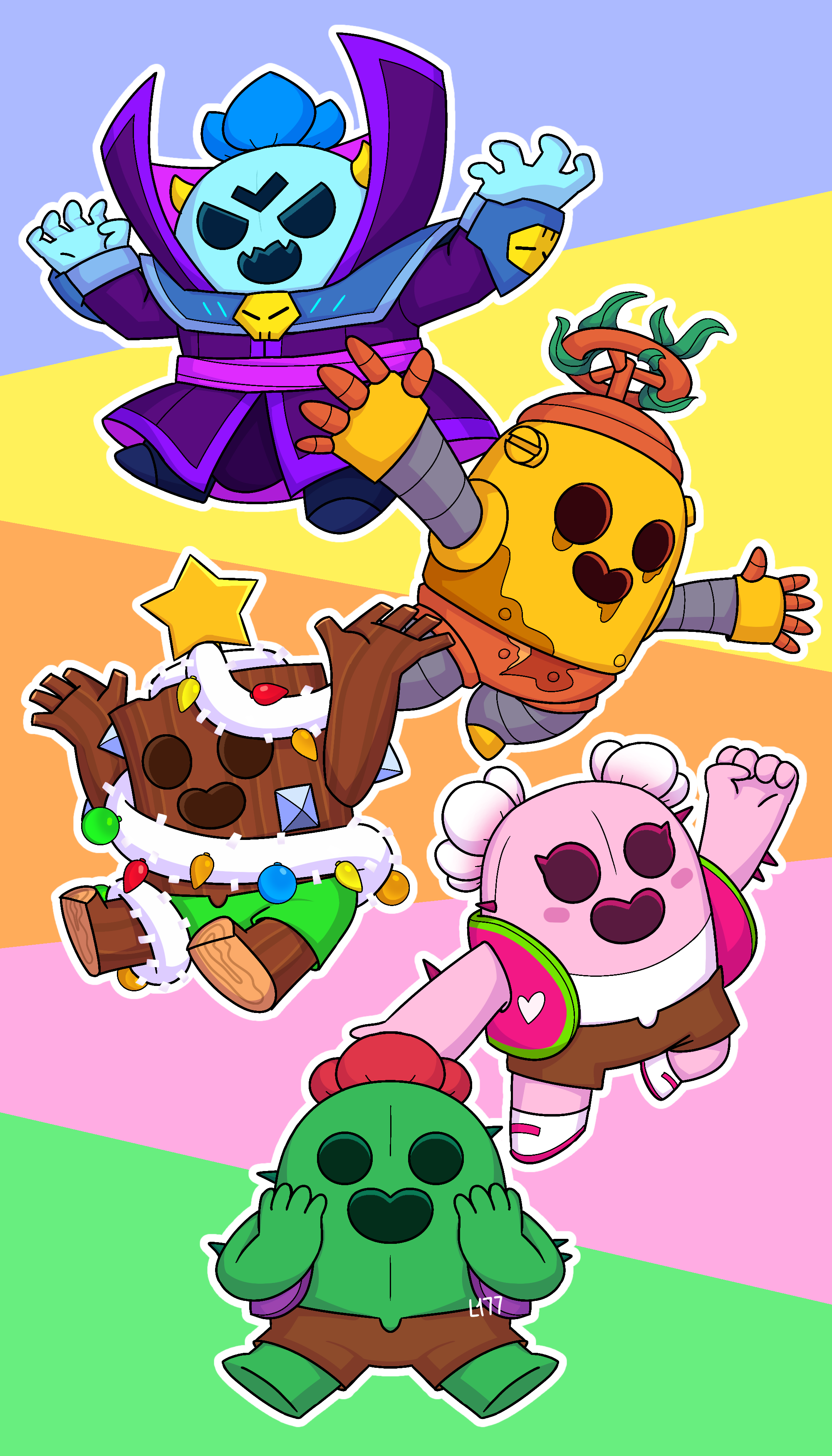 Spike skins Brawl Stars by Lazuli177 on DeviantArt Spike skins Brawl Stars by Lazuli177 on DeviantArt