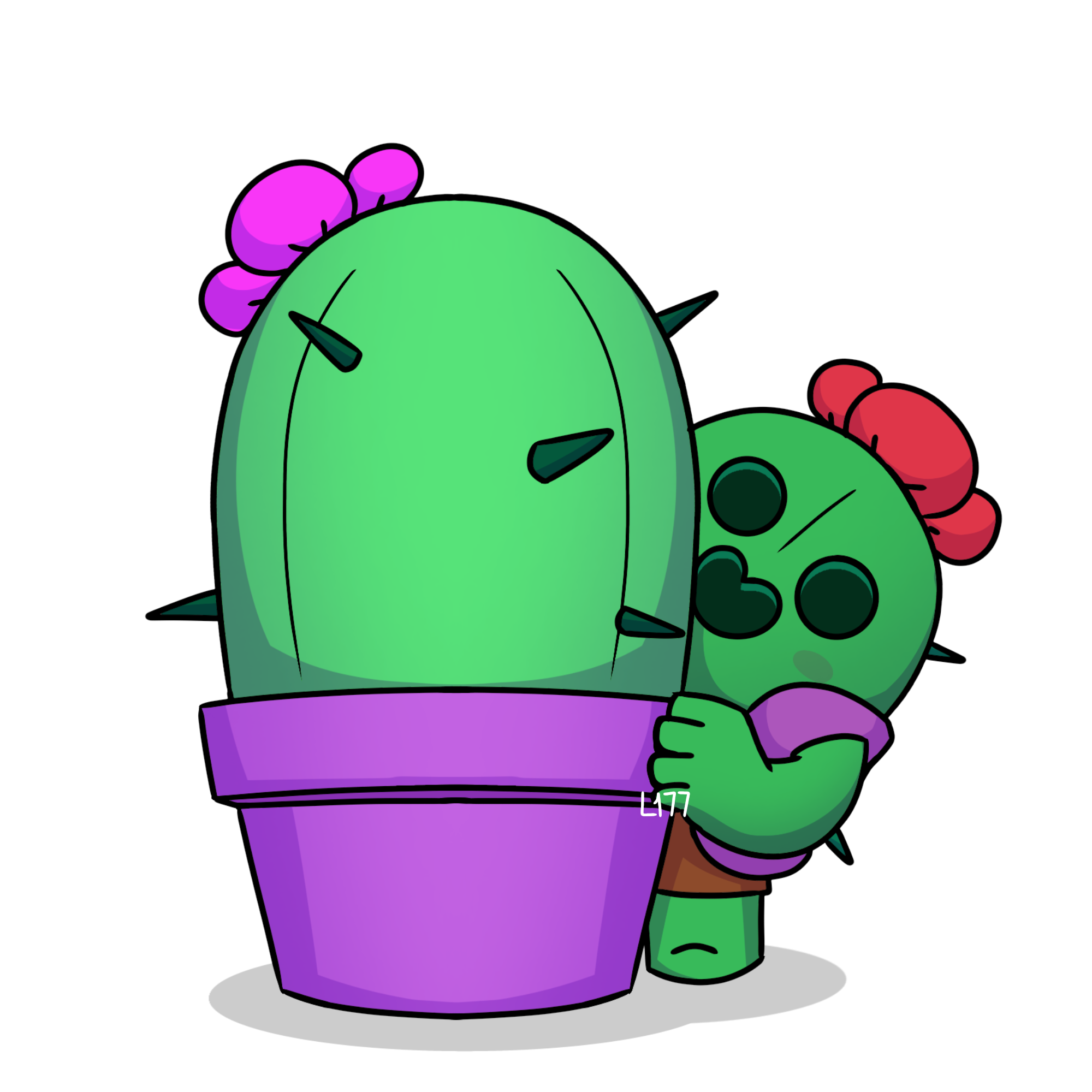 Spike [Brawl Stars] by Lazuli177 on DeviantArt